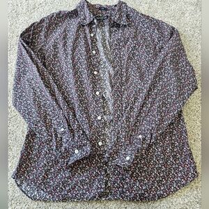 J Crew Floral Button-Up Shirt